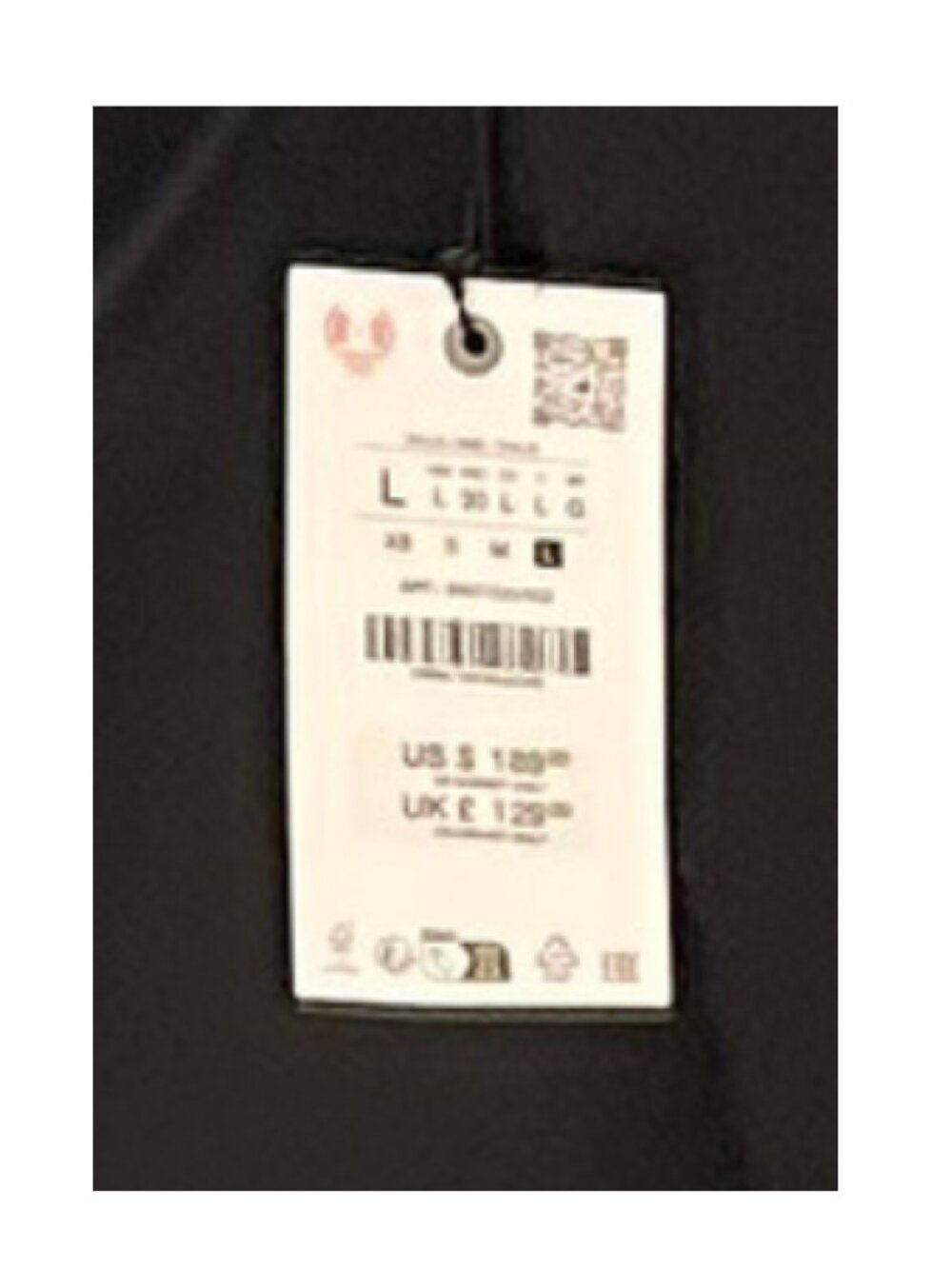 Zara Blazer - long black satin with ivory asymmetrical collar - Picture 7 of 7